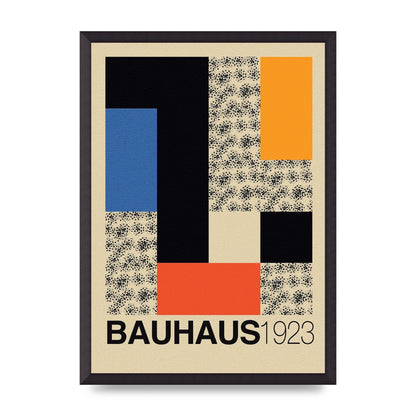 Bauhaus Six Printed Poster - A2 framed