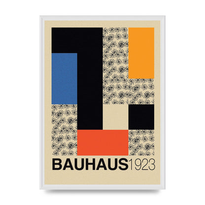 Bauhaus Six Printed Poster - A2 framed