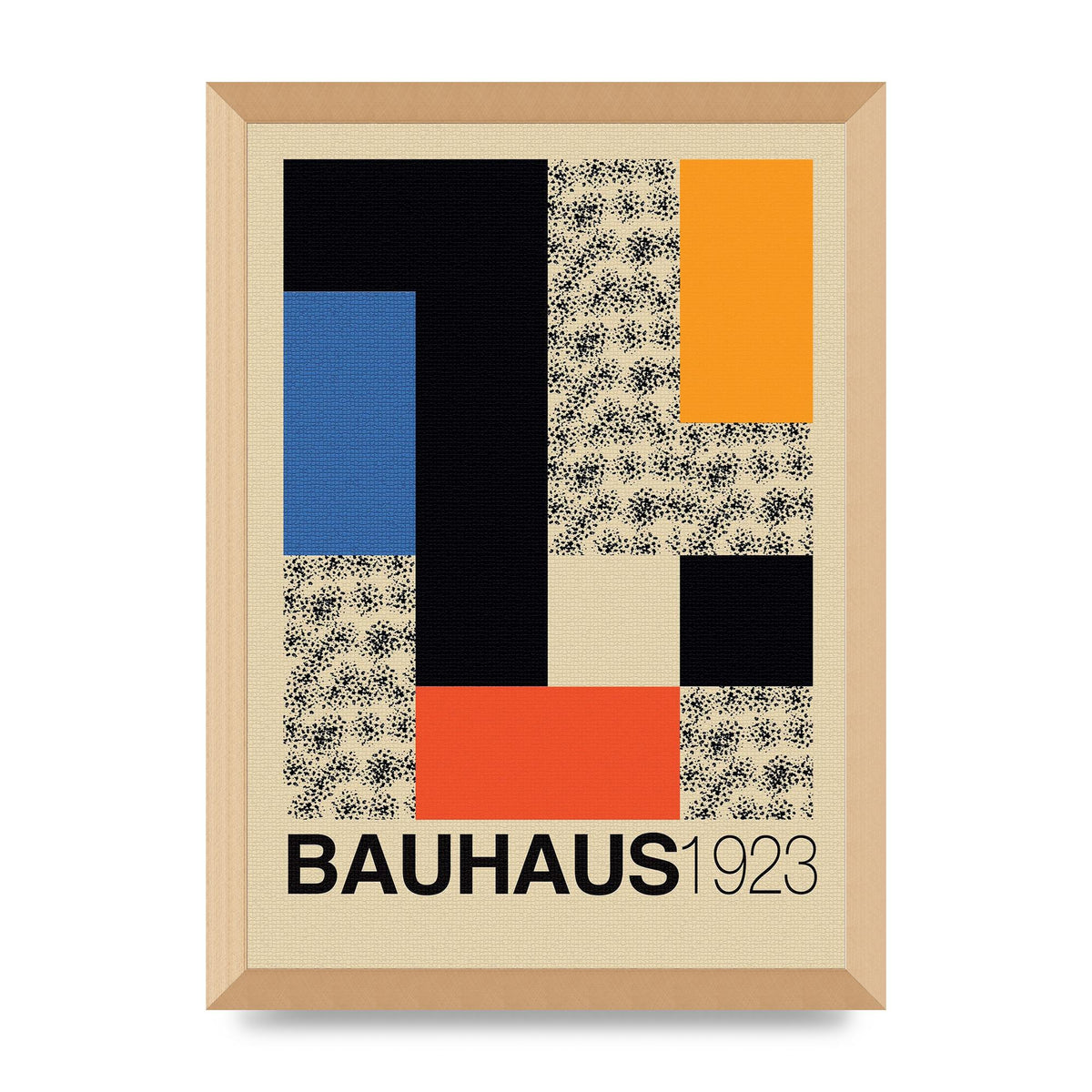 Bauhaus Six Printed Poster - A3 framed