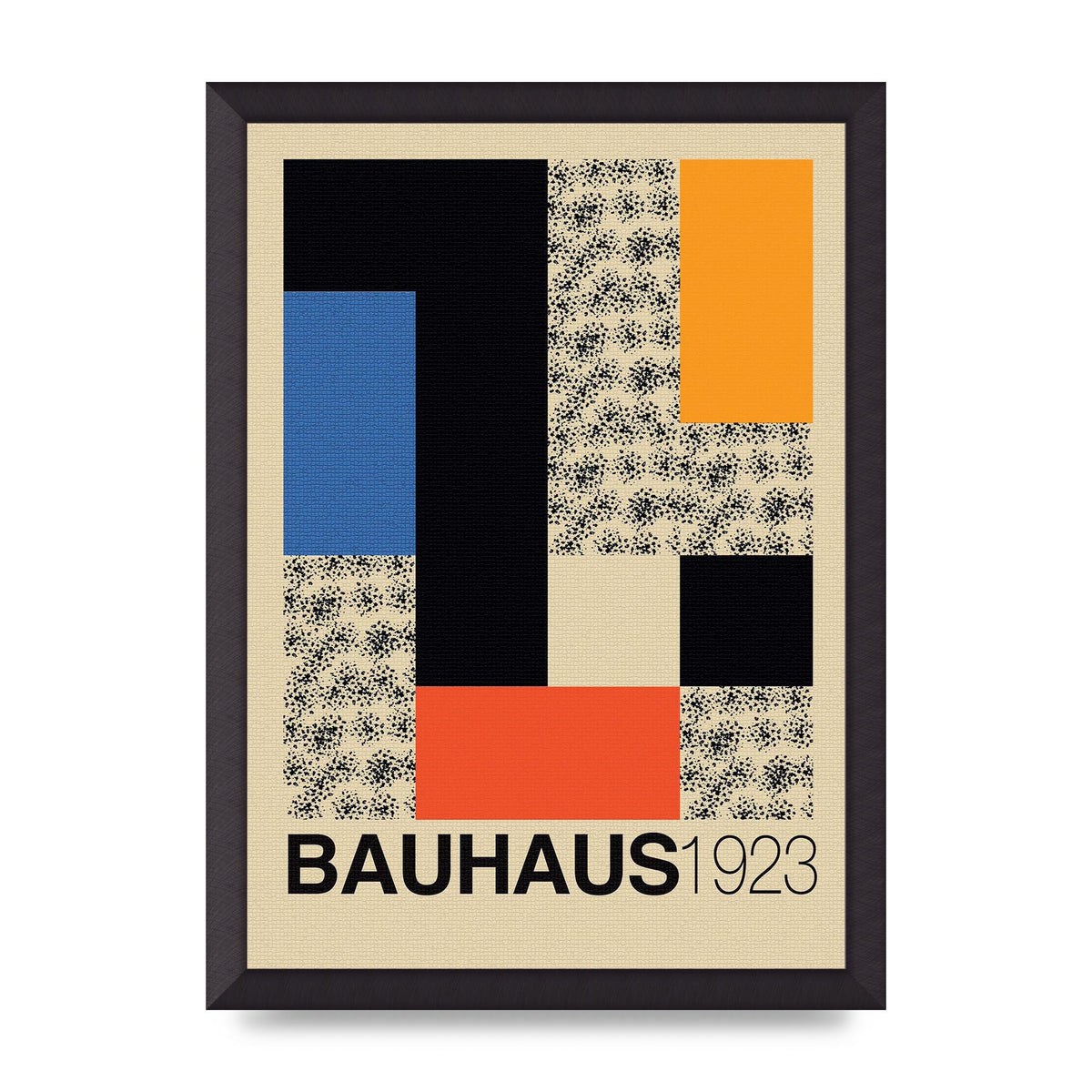 Bauhaus Six Printed Poster - A3 framed