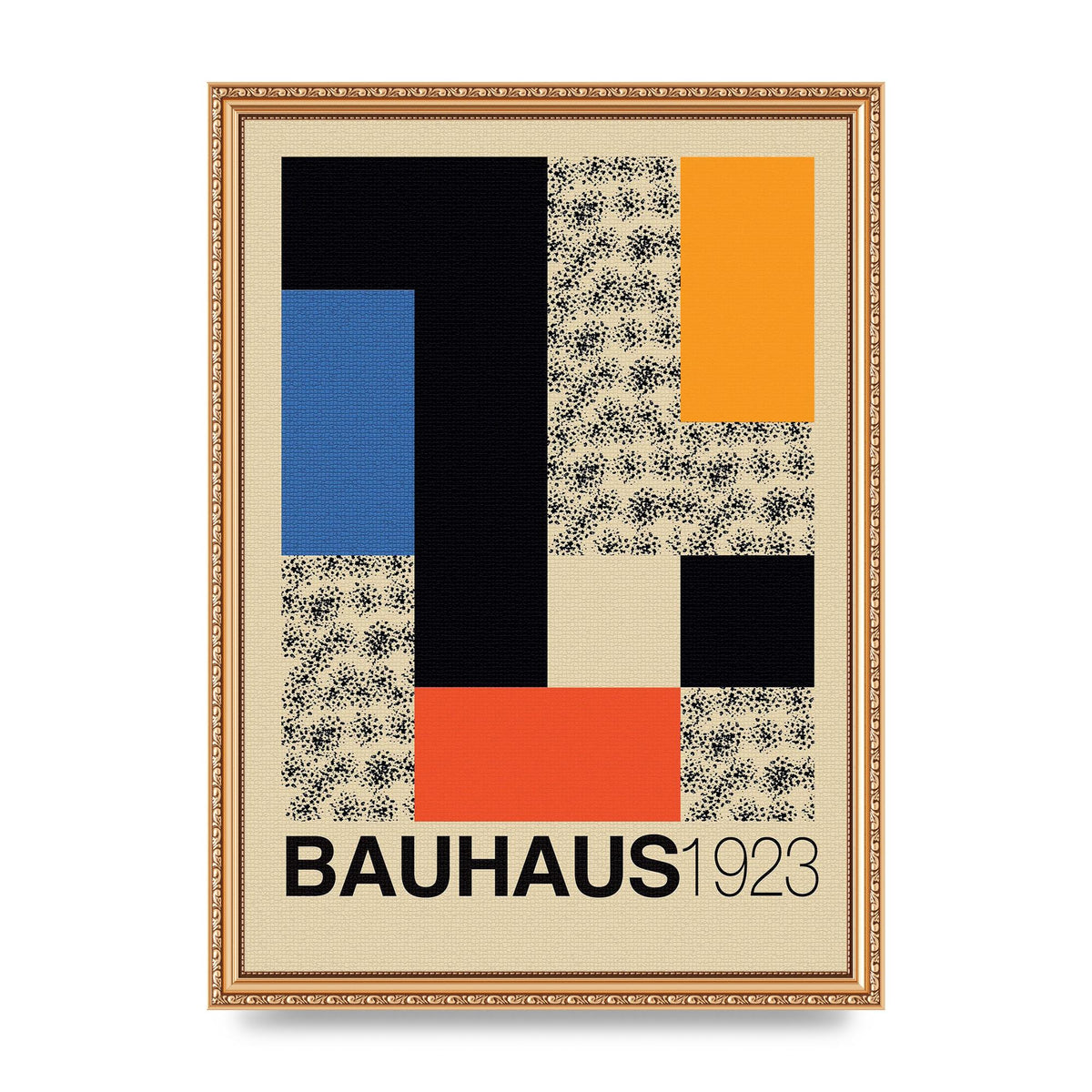 Bauhaus Six Printed Poster - A3 framed