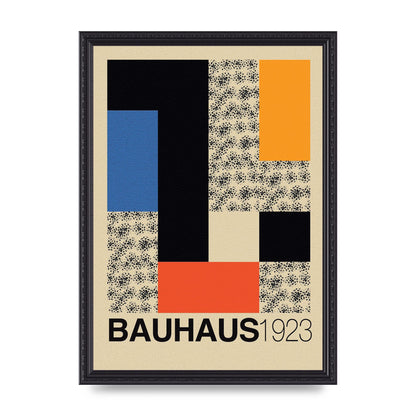 Bauhaus Six Printed Poster - A3 framed