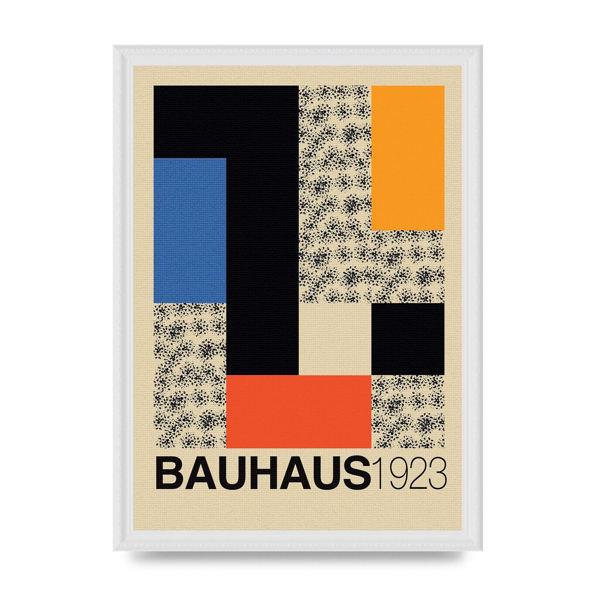 Bauhaus Six Printed Poster - A3 framed