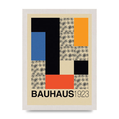 Bauhaus Six Printed Poster - A4 framed