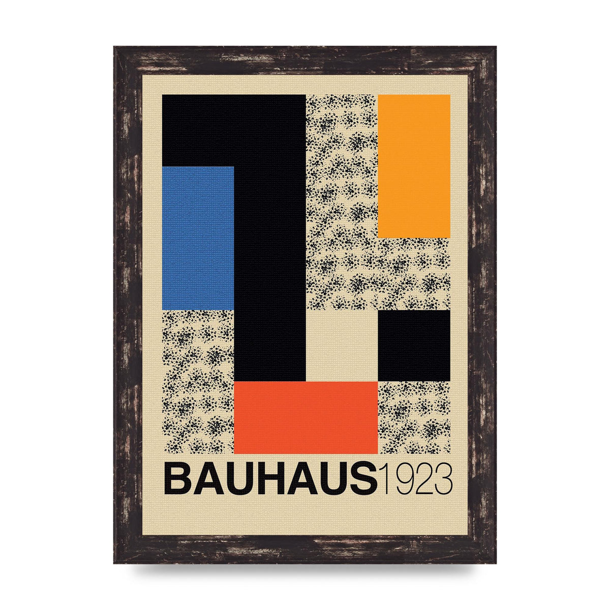 Bauhaus Six Printed Poster - A4 framed