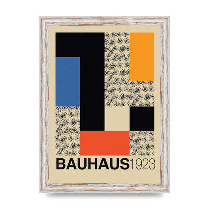 Bauhaus Six Printed Poster - A4 framed