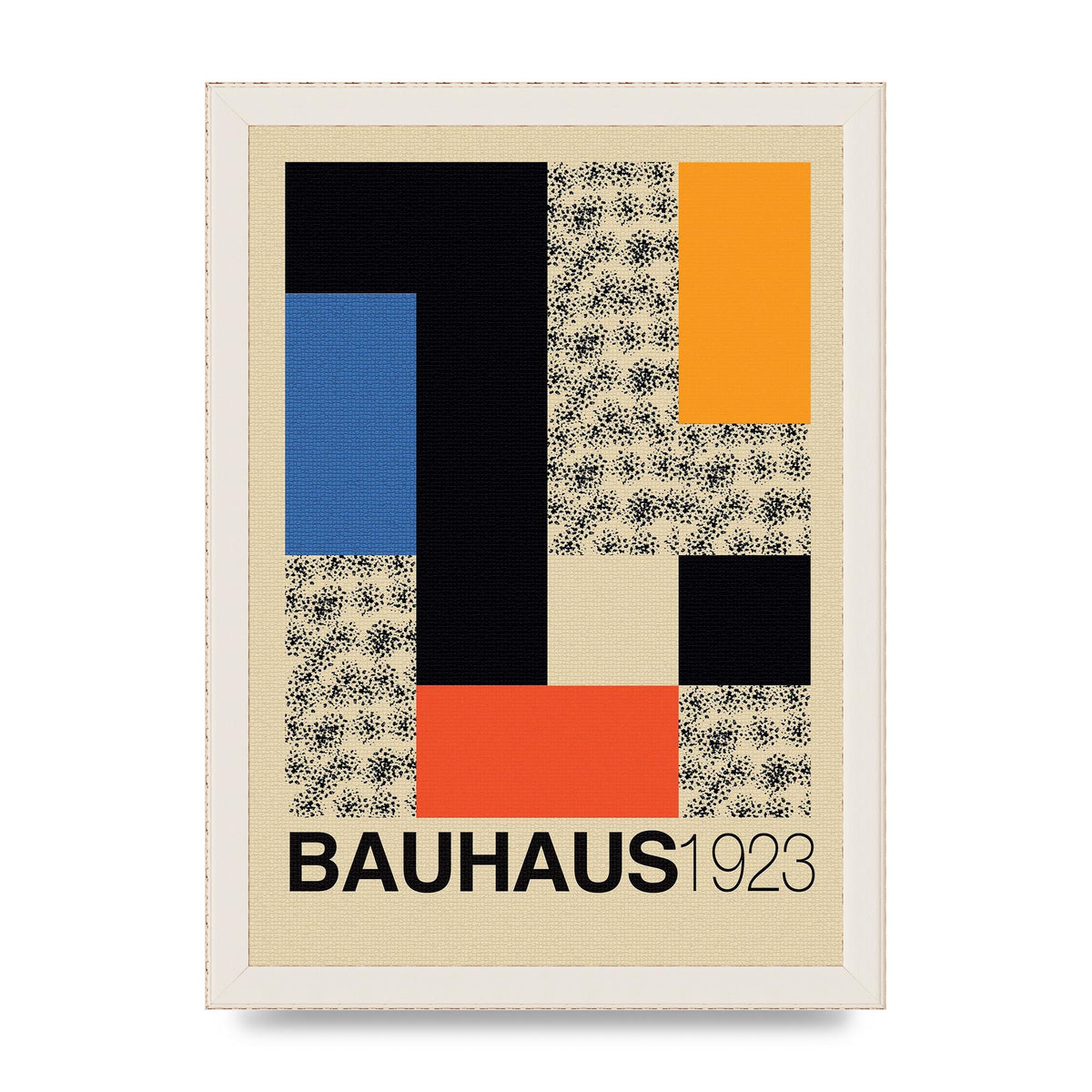 Bauhaus Six Printed Poster - A4 framed