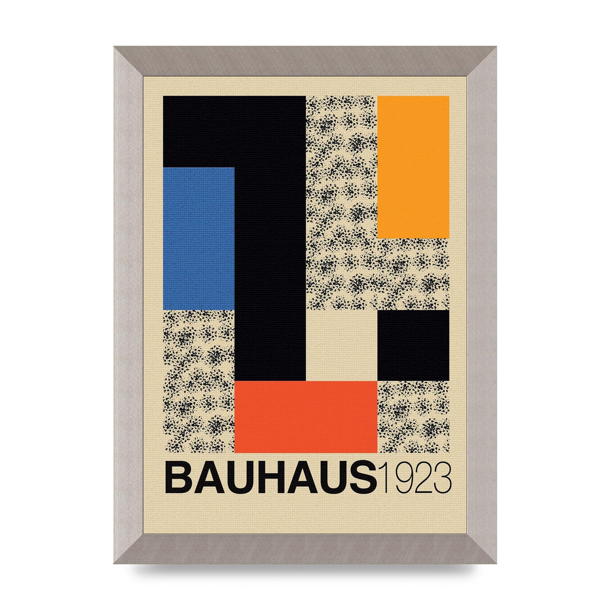 Bauhaus Six Printed Poster - A4 framed