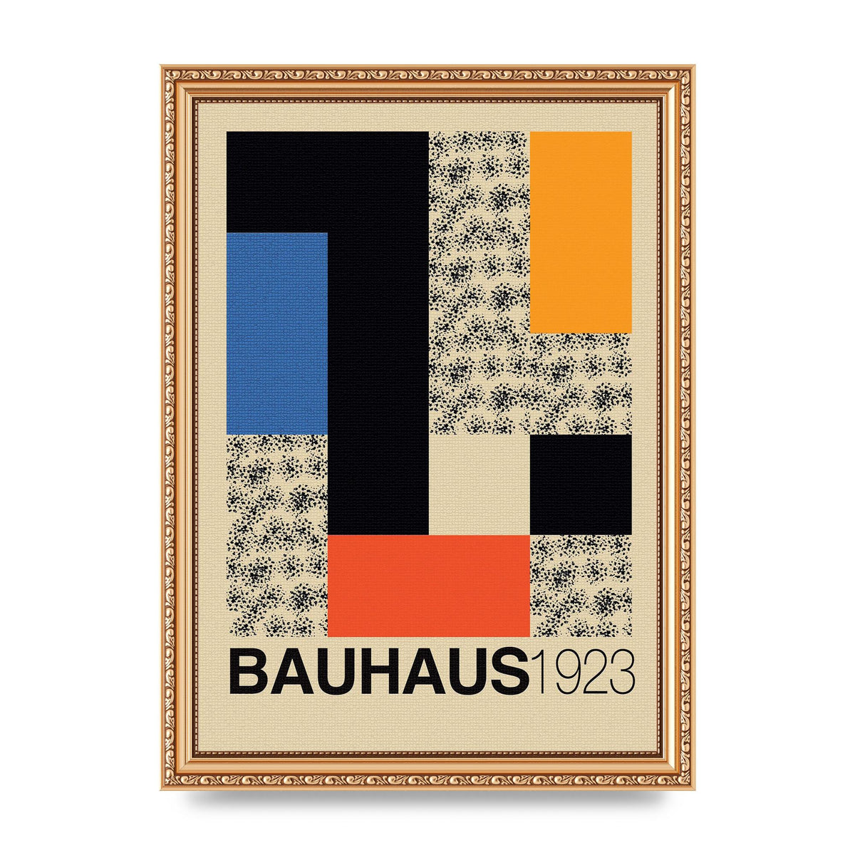Bauhaus Six Printed Poster - A4 framed