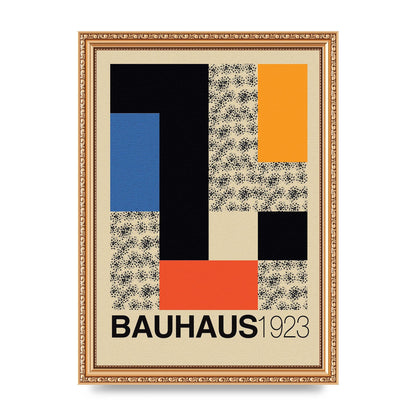 Bauhaus Six Printed Poster - A4 framed