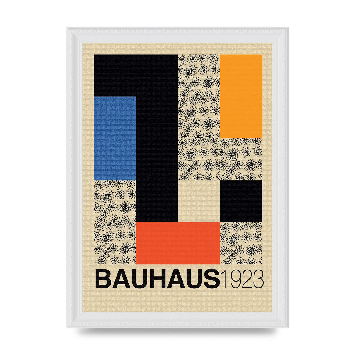 Bauhaus Six Printed Poster - A4 framed