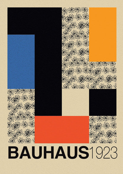 Bauhaus Six Printed Poster - detail