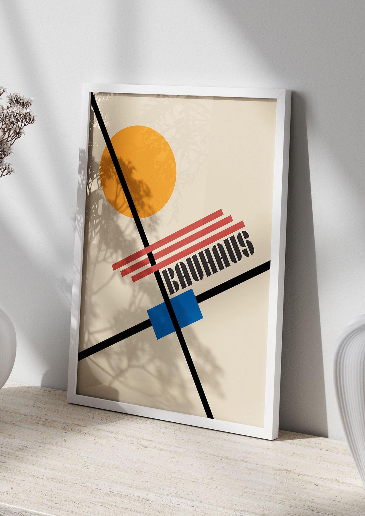 Bauhaus Five Wall Art - living room 2