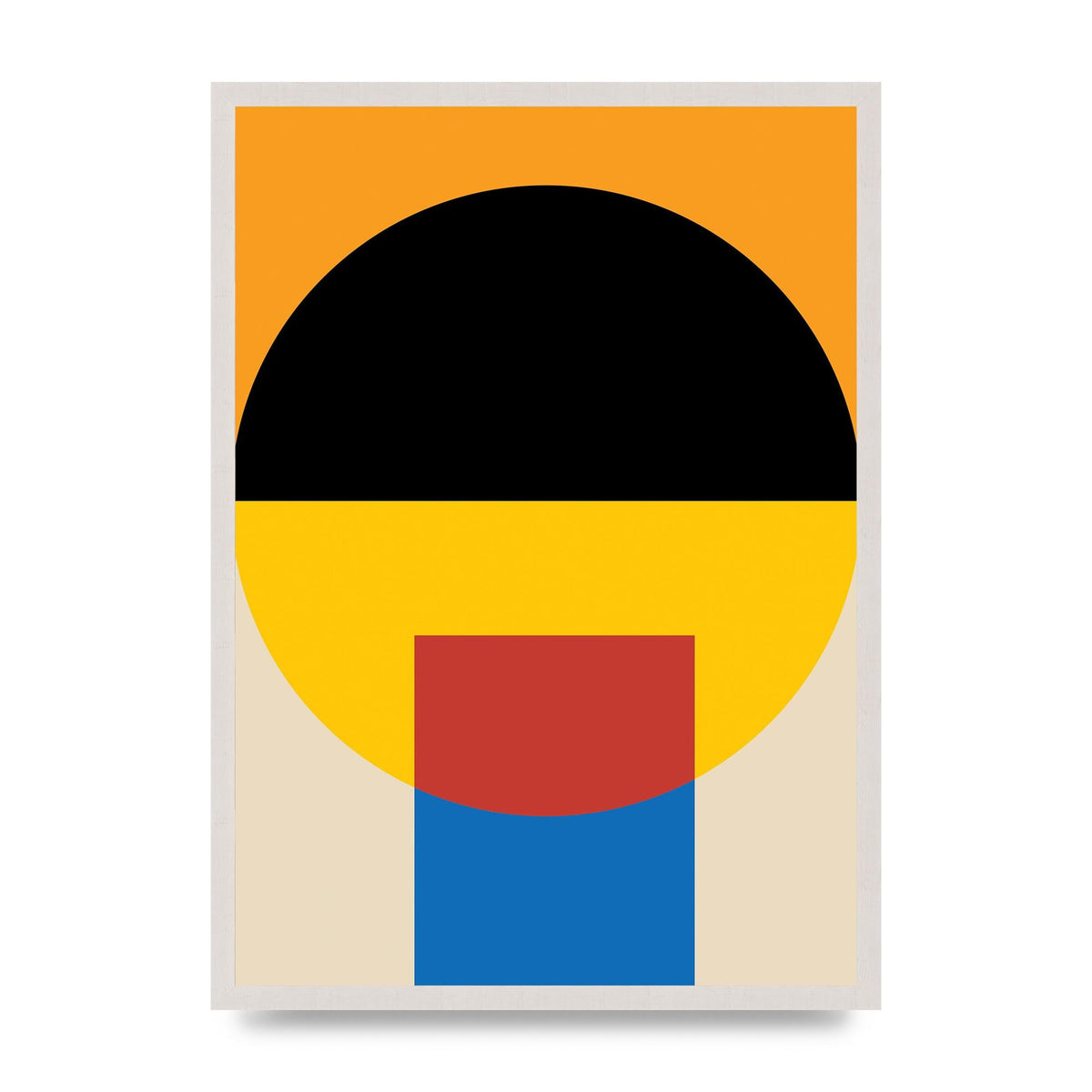 Bauhaus Style Wall Art - A2 framed
