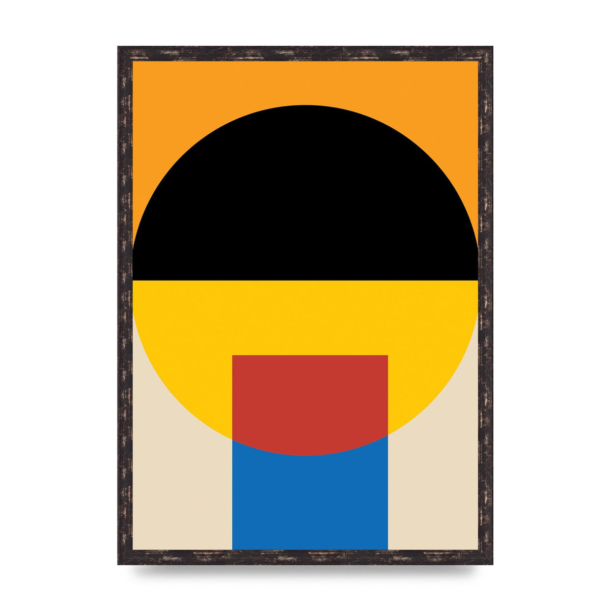 Bauhaus Style Wall Art - A2 framed