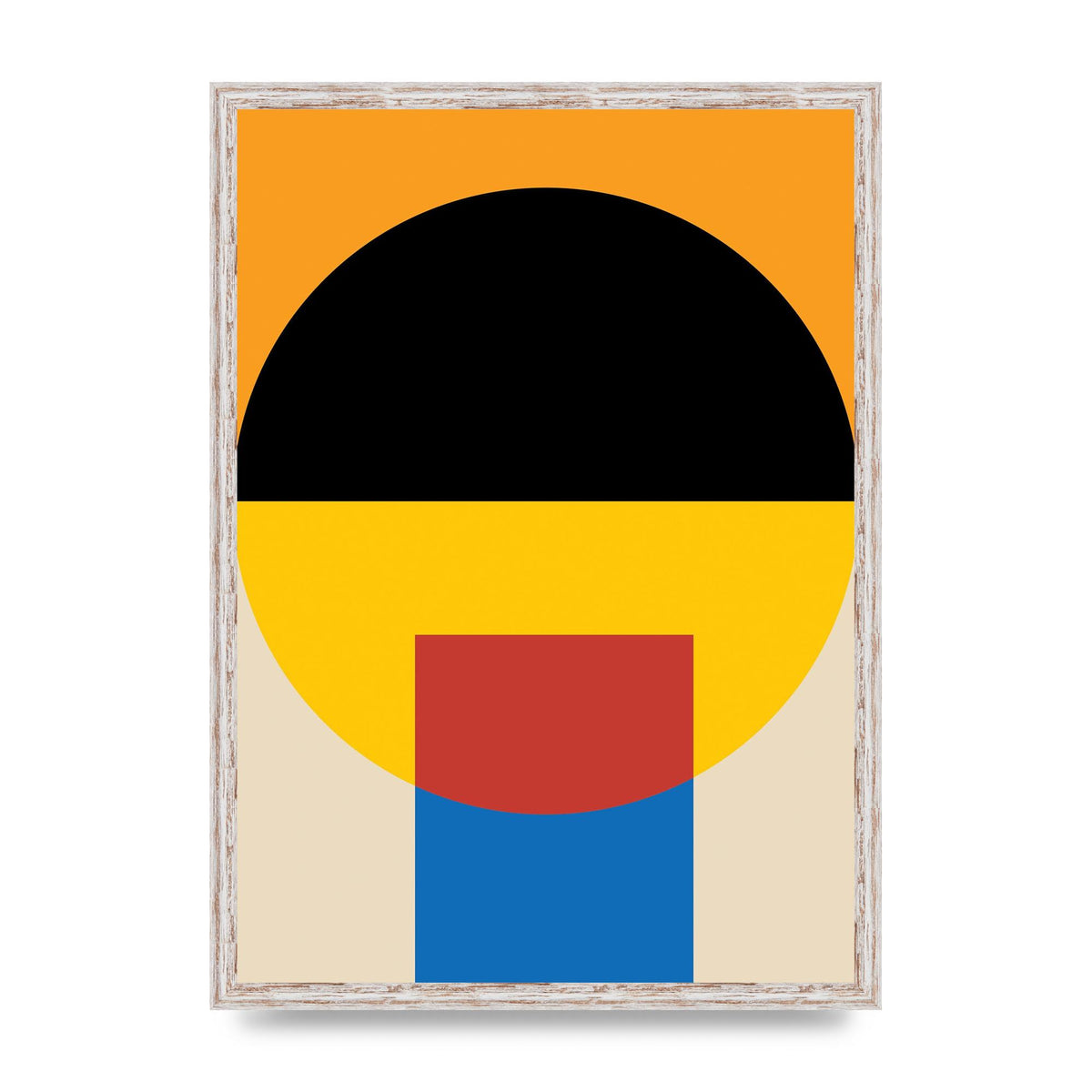 Bauhaus Style Wall Art - A2 framed