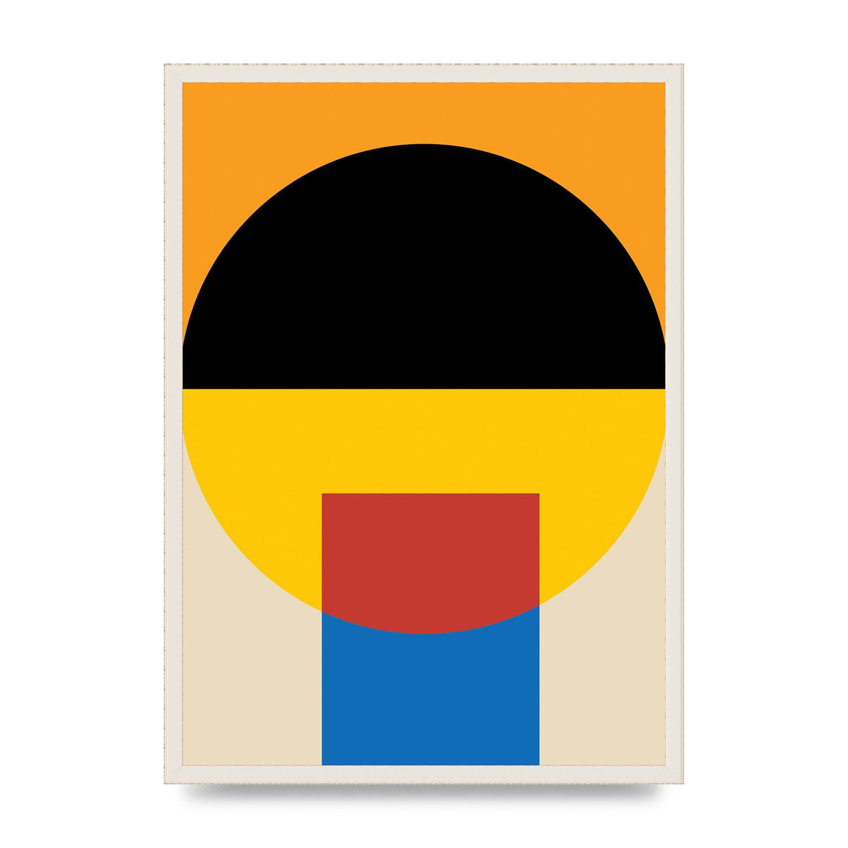 Bauhaus Style Wall Art - A2 framed