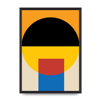 Bauhaus Style Wall Art - A2 framed