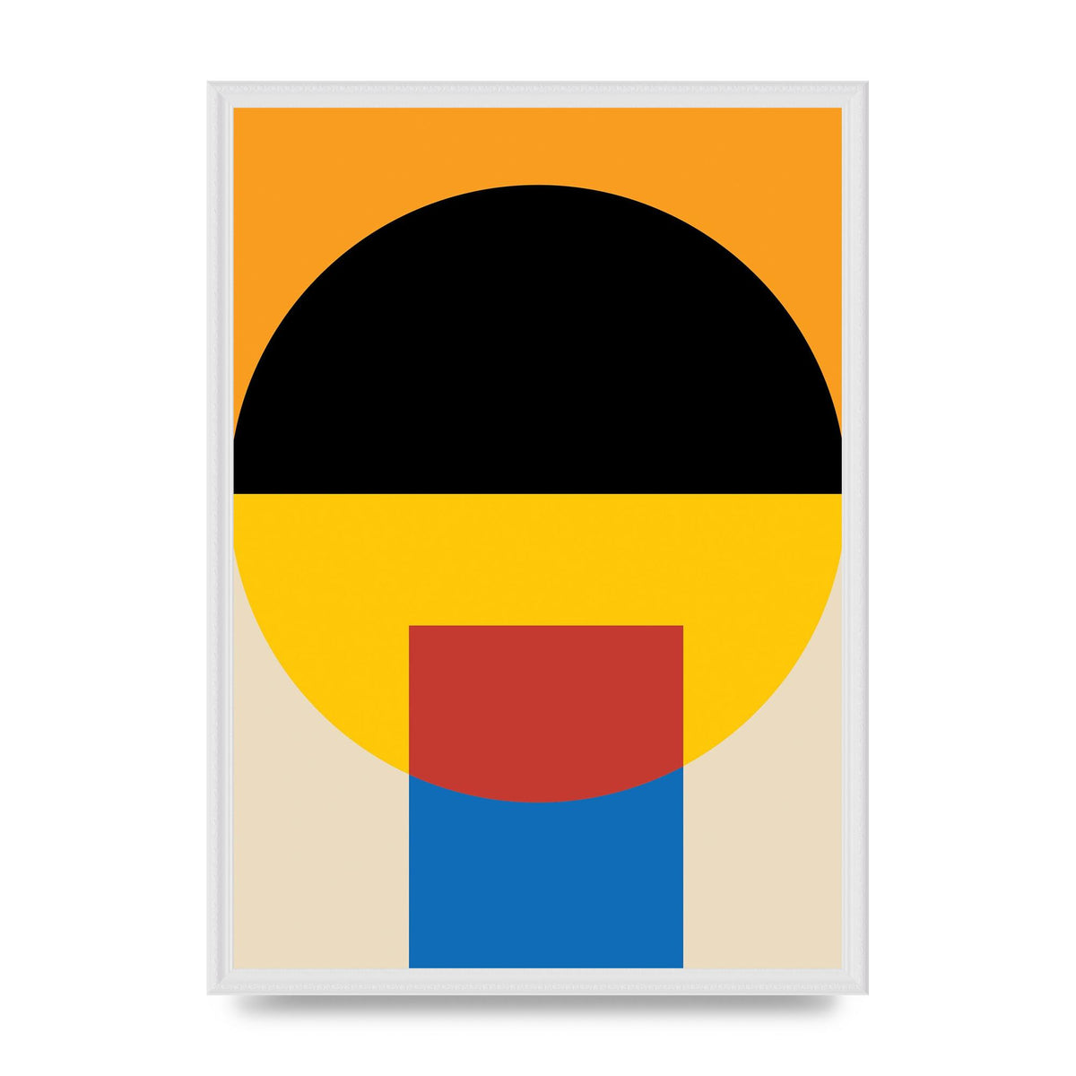 Bauhaus Style Wall Art - A2 framed