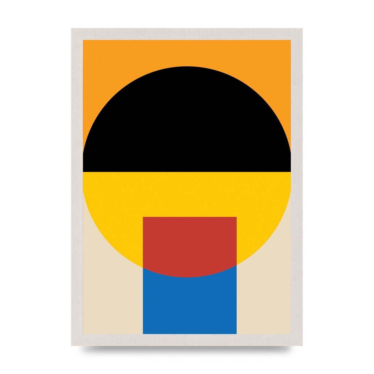 Bauhaus Style Wall Art - A3 framed