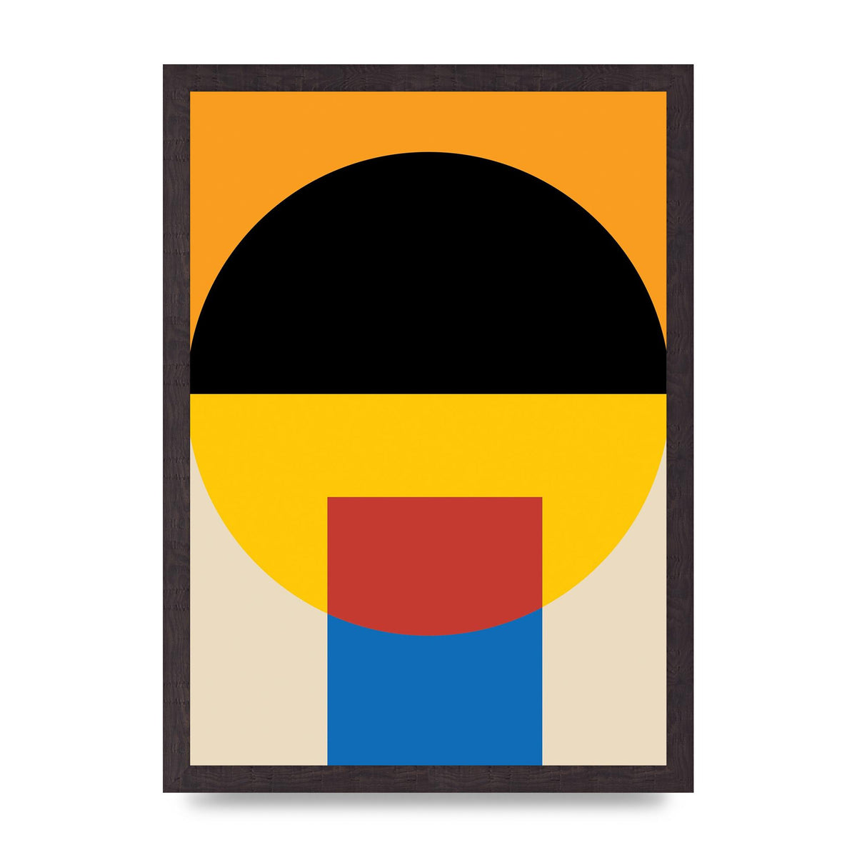 Bauhaus Style Wall Art - A3 framed