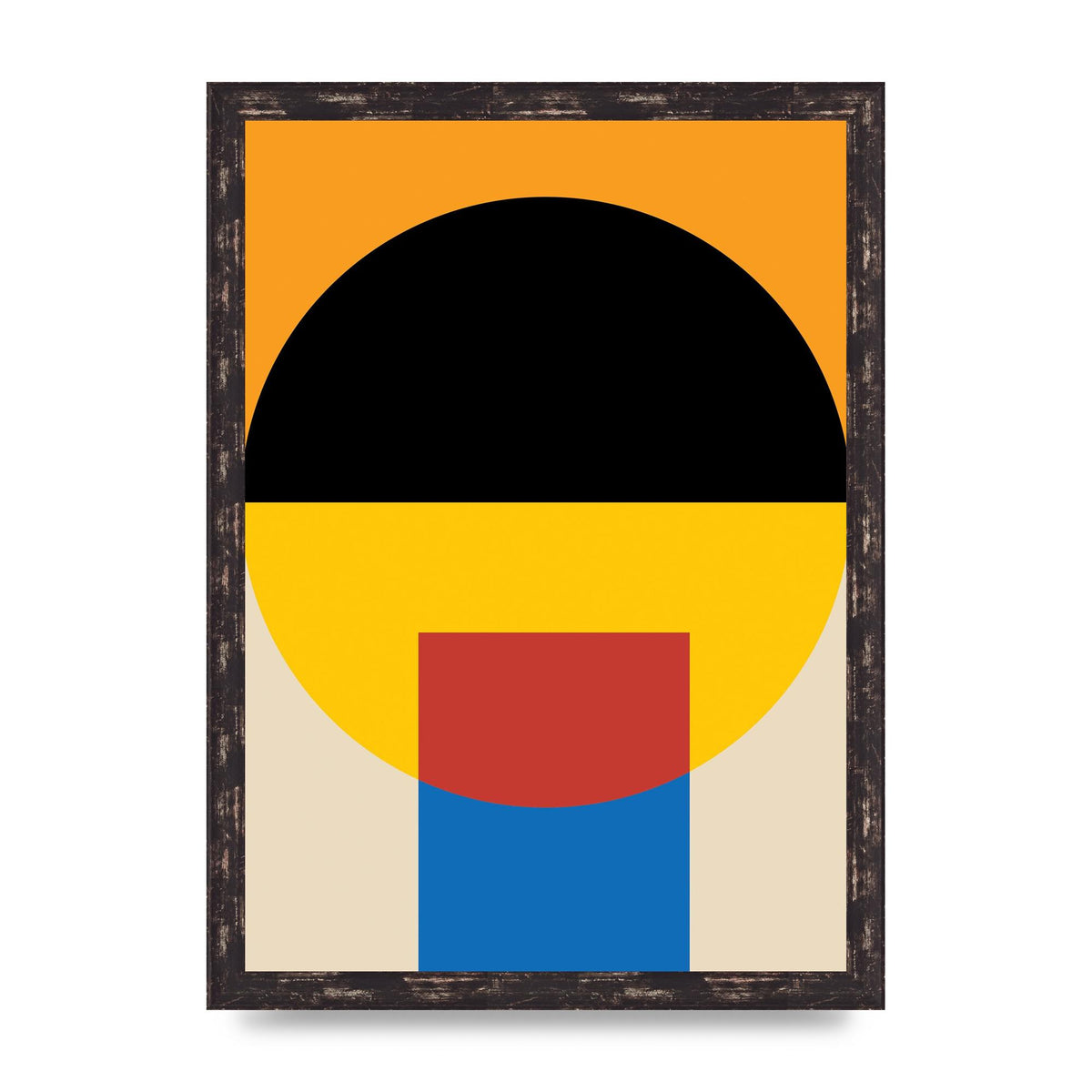Bauhaus Style Wall Art - A3 framed