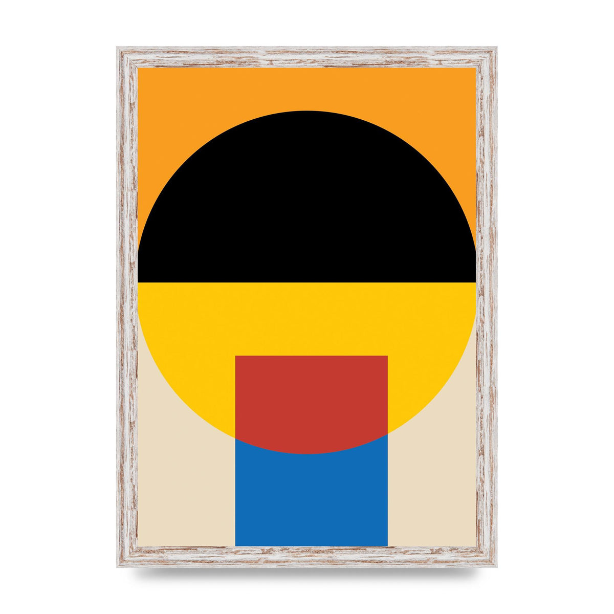 Bauhaus Style Wall Art - A3 framed