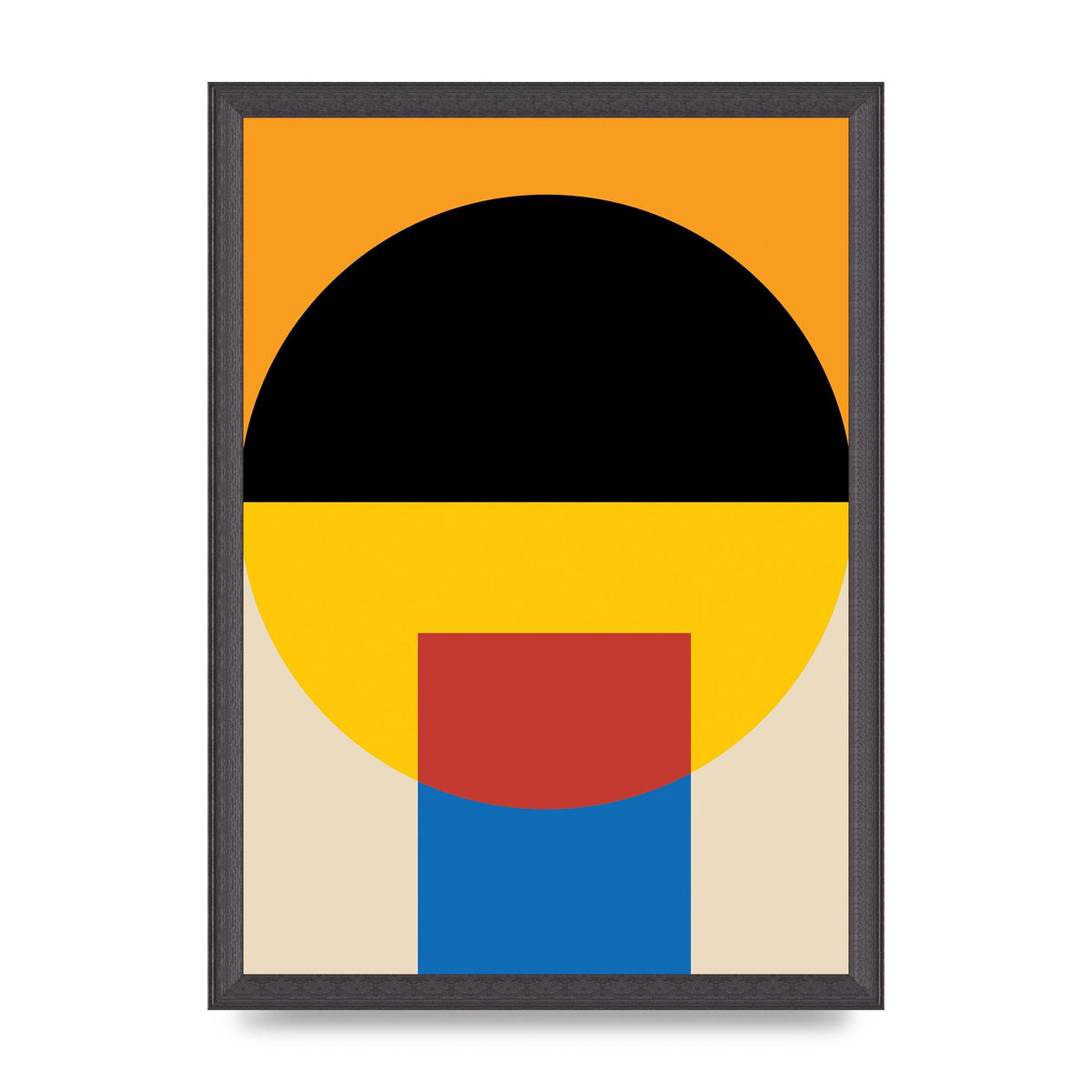 Bauhaus Style Wall Art - A3 framed