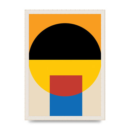 Bauhaus Style Wall Art - A3 framed