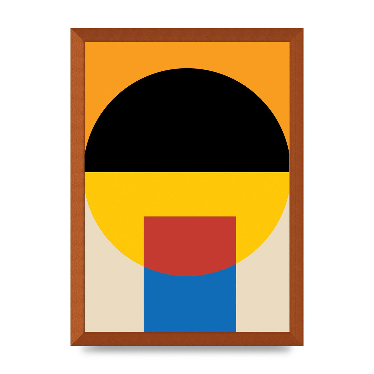 Bauhaus Style Wall Art - A3 framed