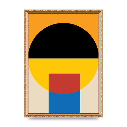 Bauhaus Style Wall Art - A3 framed
