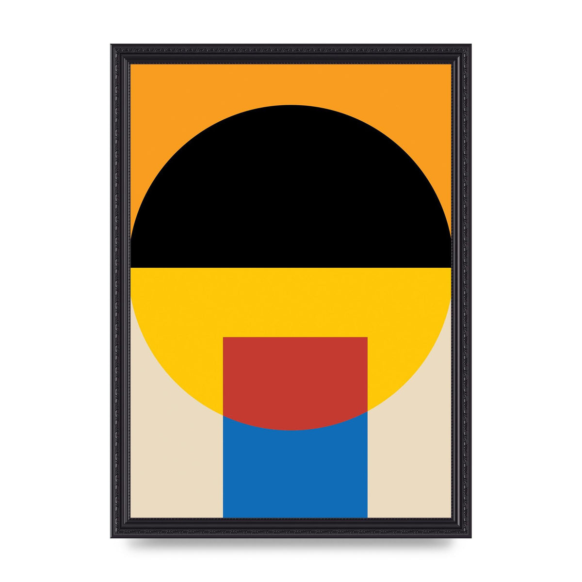 Bauhaus Style Wall Art - A3 framed