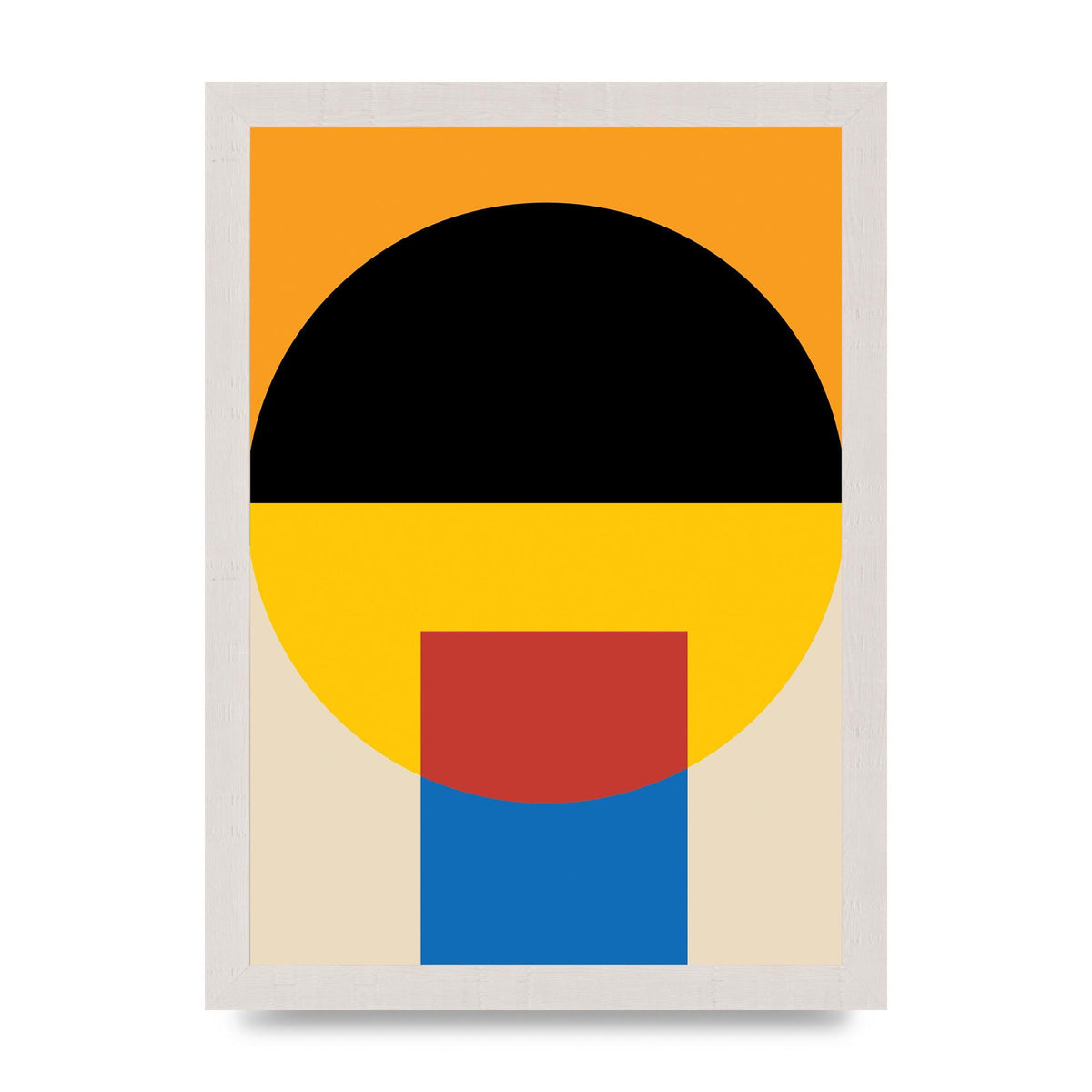 Bauhaus Style Wall Art - A4 framed