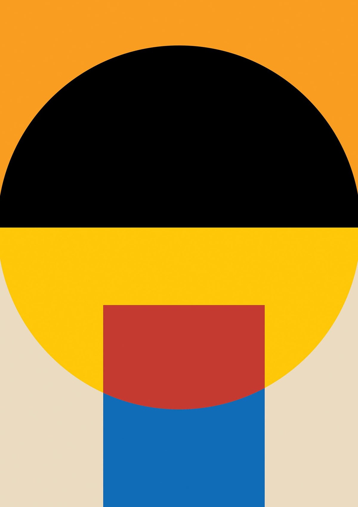 Bauhaus Style Wall Art - detail