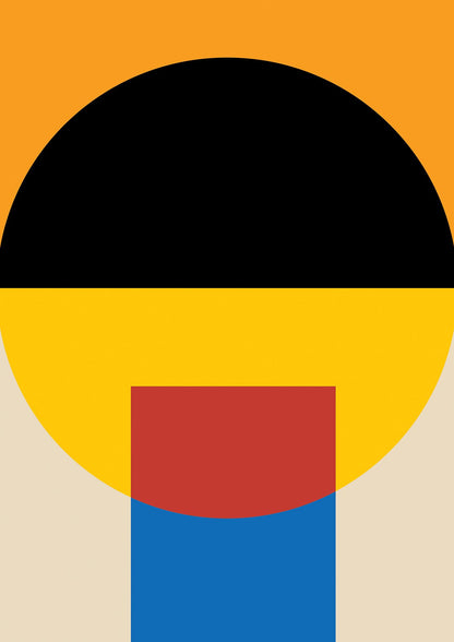 Bauhaus Style Wall Art - detail