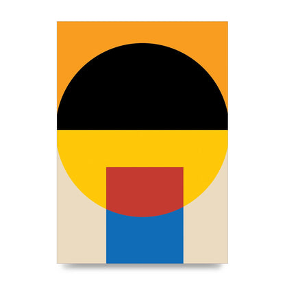 Bauhaus Style Wall Art - unframed print