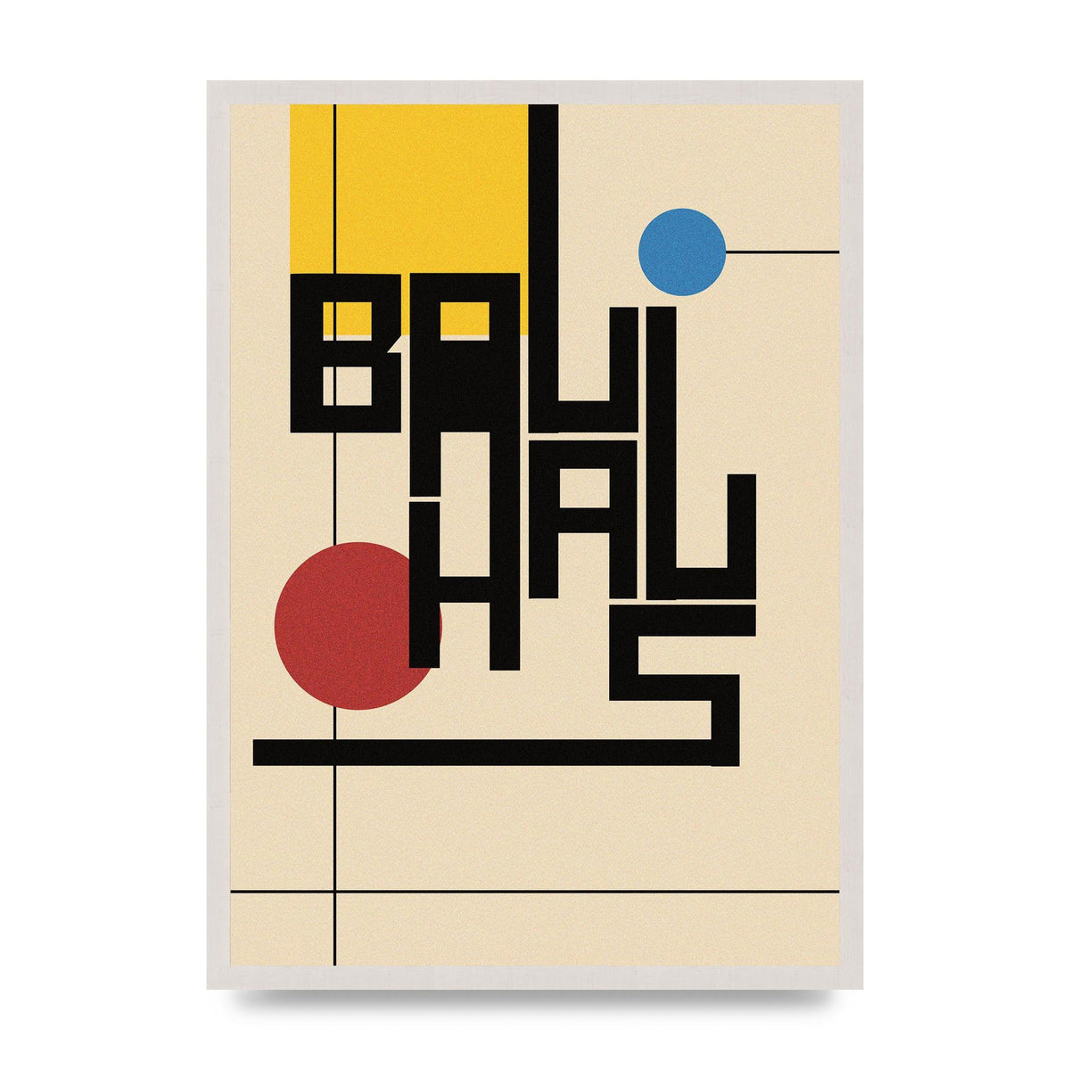 Bauhaus Style Art For The Home - A2 framed