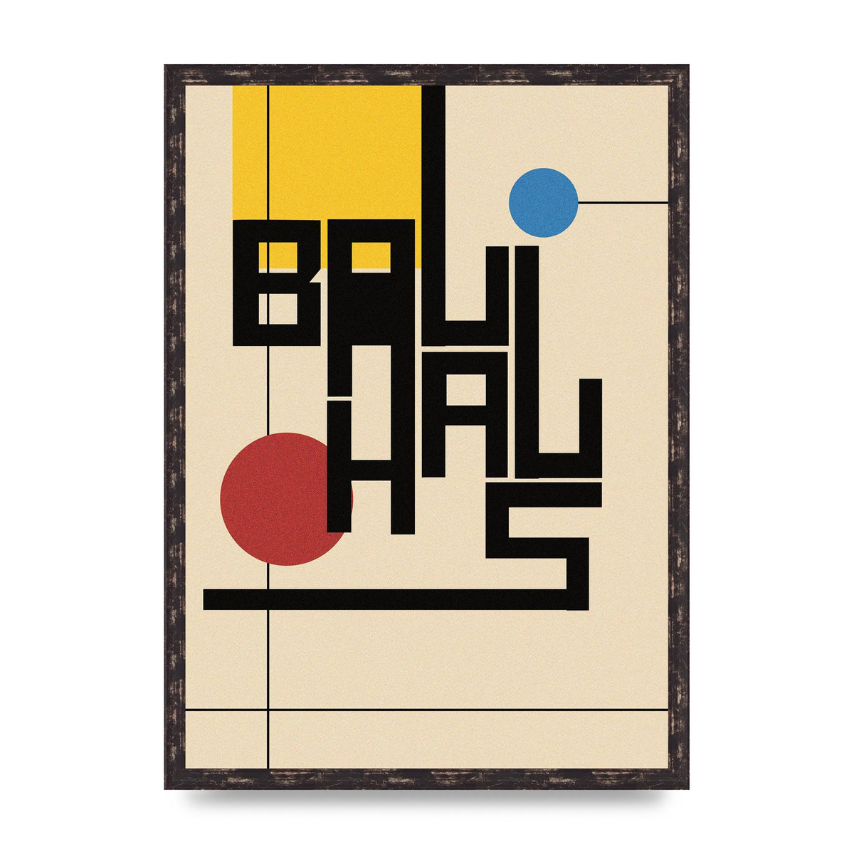 Bauhaus Style Art For The Home - A2 framed
