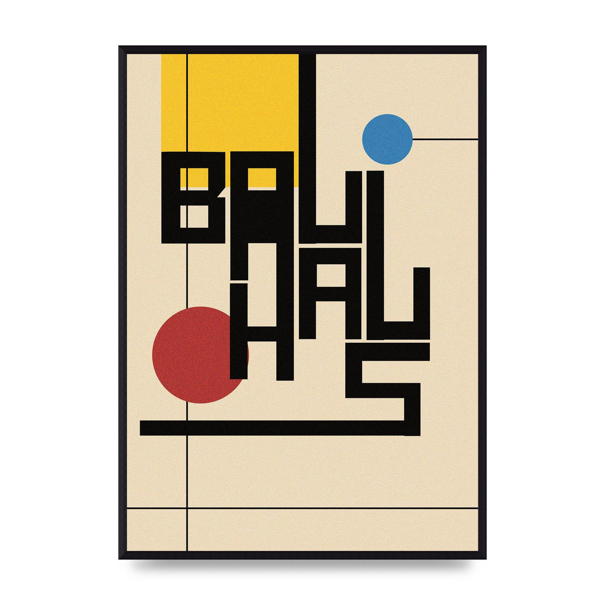 Bauhaus Style Art For The Home - A2 framed