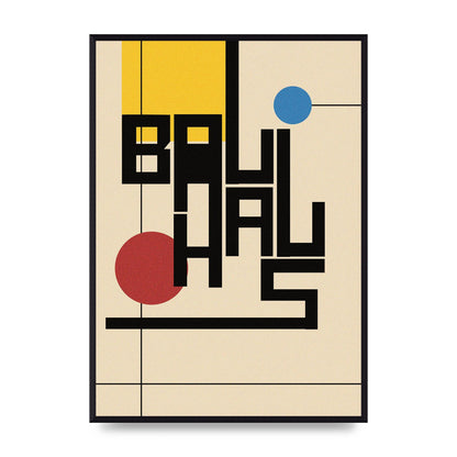 Bauhaus Style Art For The Home - A2 framed
