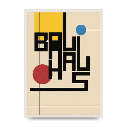 Bauhaus Style Art For The Home - A2 framed