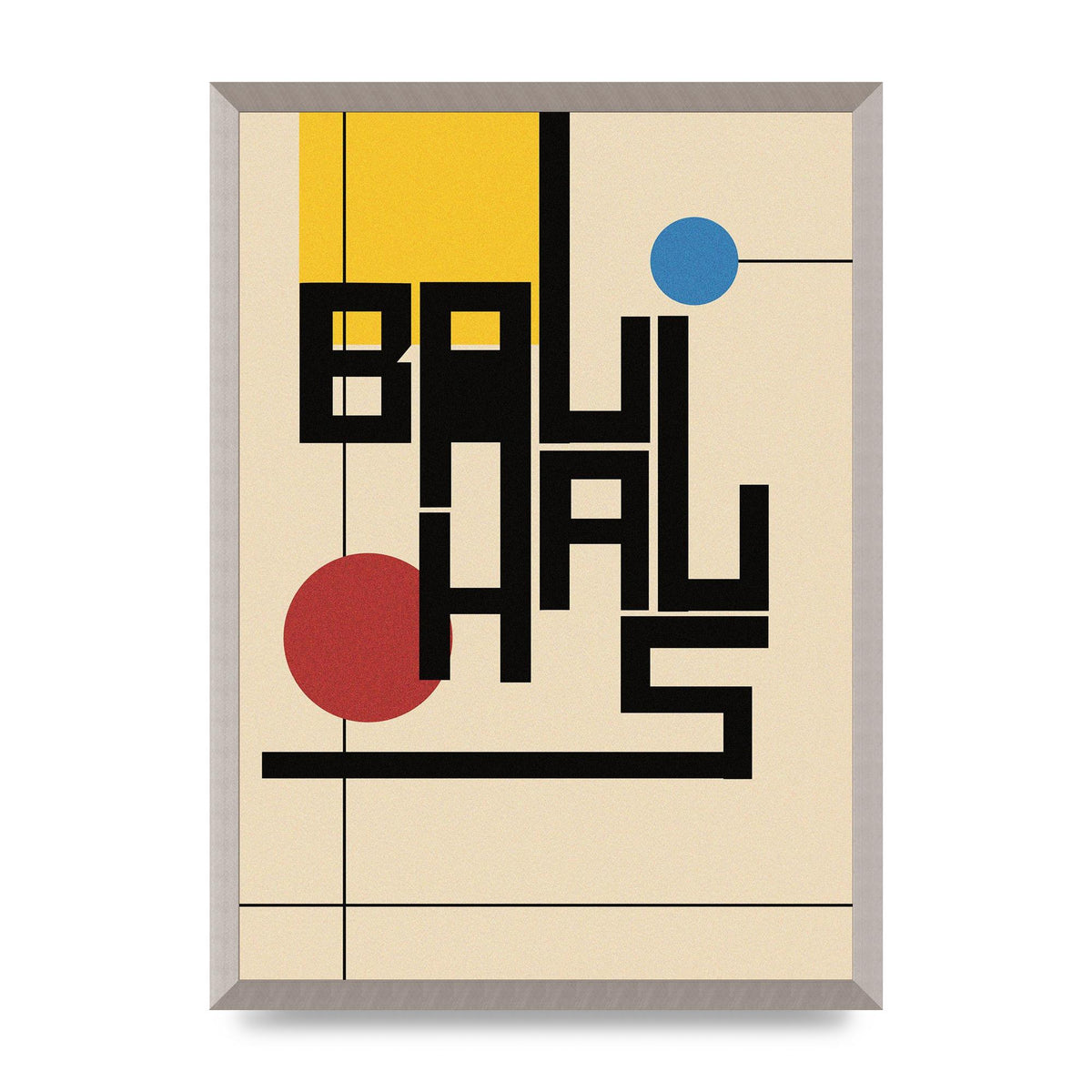 Bauhaus Style Art For The Home - A2 framed