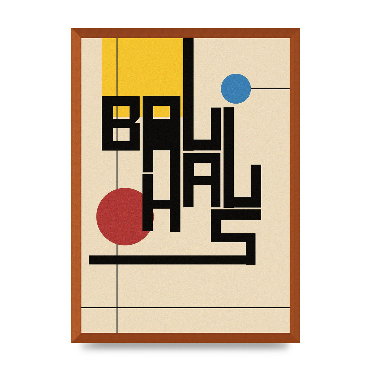 Bauhaus Style Art For The Home - A2 framed