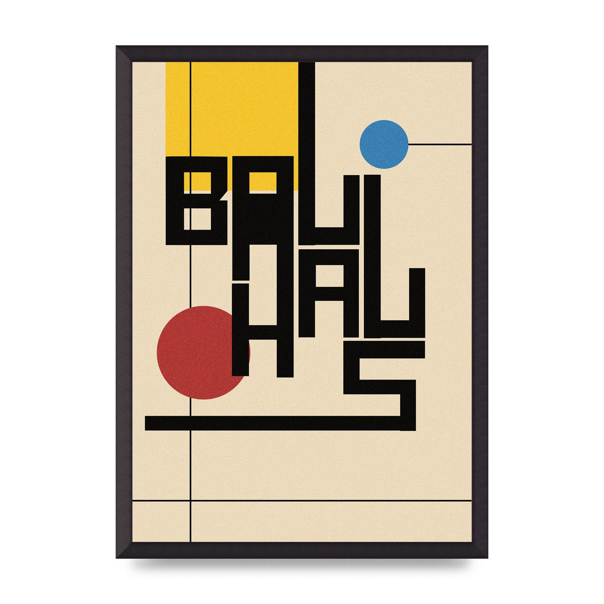 Bauhaus Style Art For The Home - A2 framed