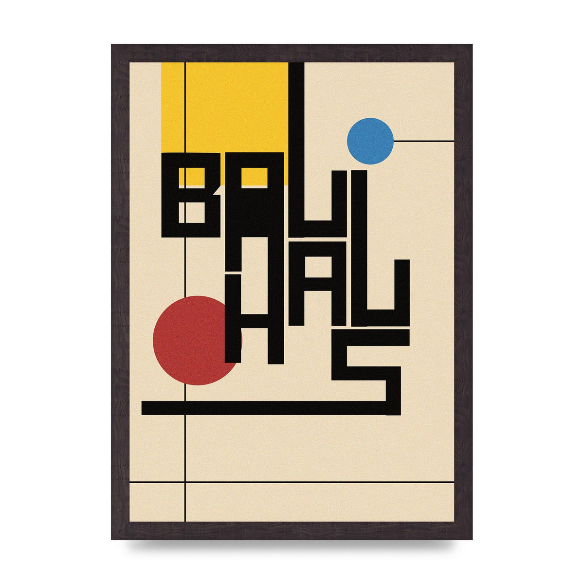 Bauhaus Style Art For The Home - A3 framed