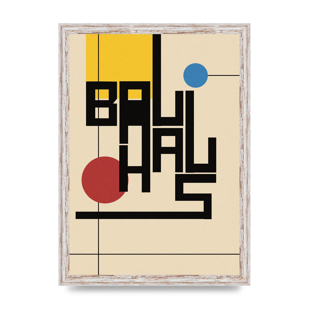 Bauhaus Style Art For The Home - A3 framed