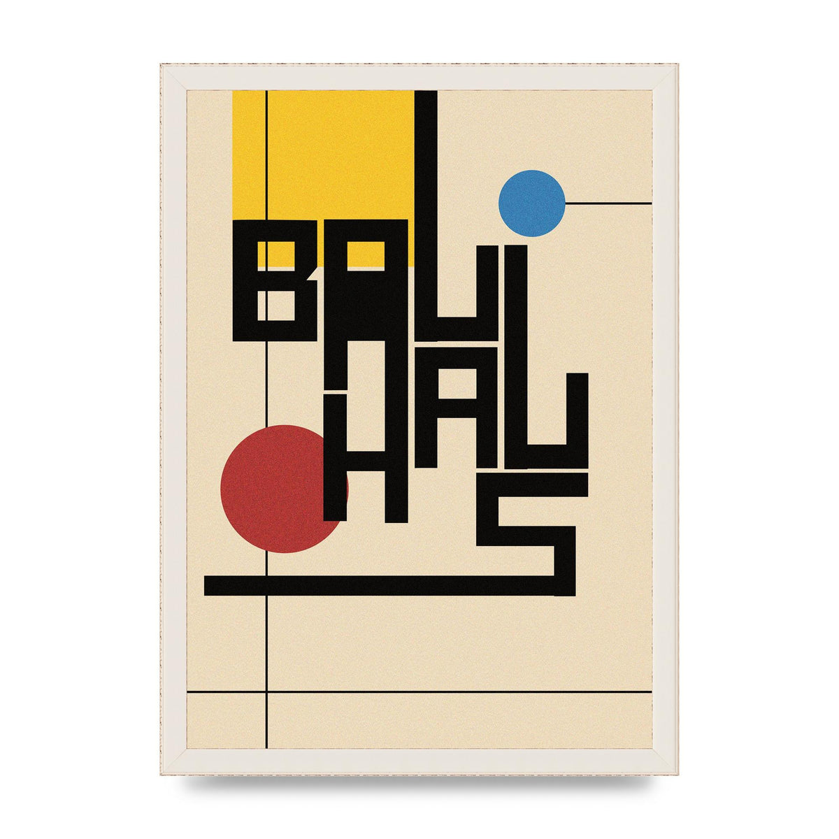 Bauhaus Style Art For The Home - A3 framed