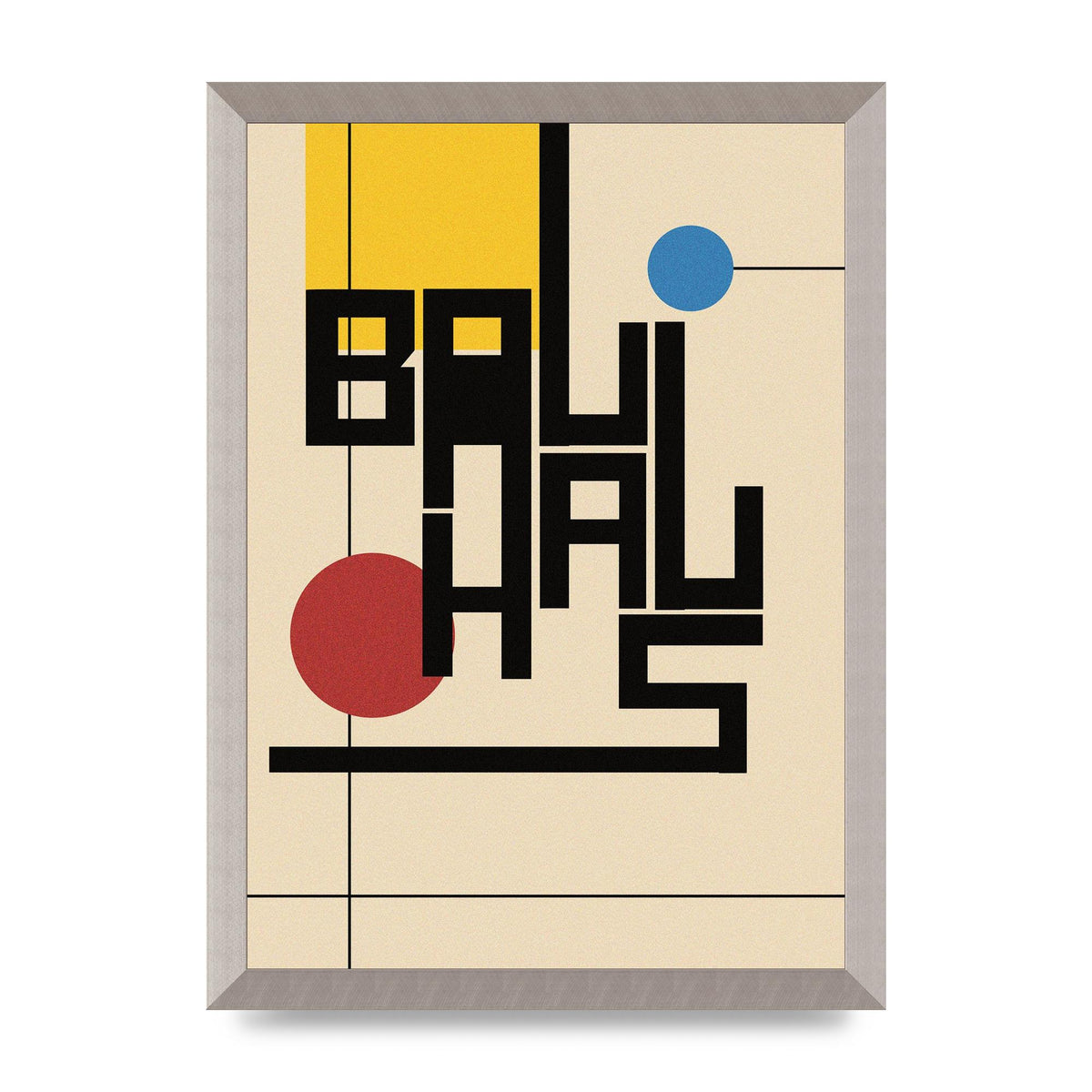Bauhaus Style Art For The Home - A3 framed