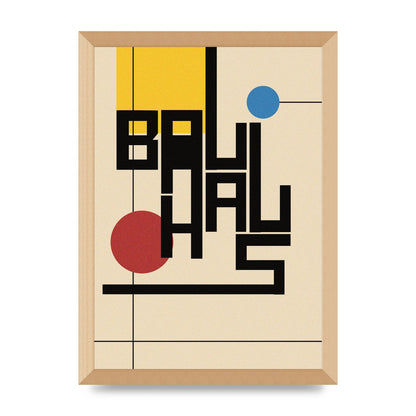 Bauhaus Style Art For The Home - A3 framed