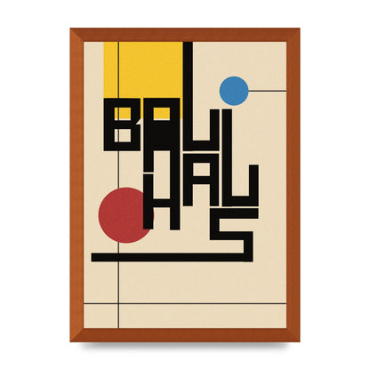 Bauhaus Style Art For The Home - A3 framed